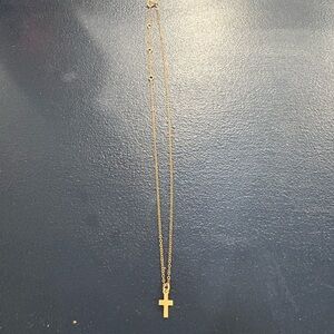 Able Gold Cross Necklace